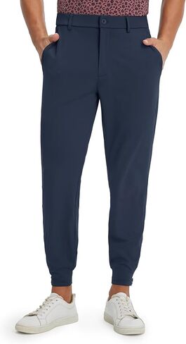 M MAELREG Men's Golf Pants Stretch Business Casual 4 Pockets Ankle Zip Lightweight Breathable Quick Dry Jogger Sweatpants in Saudi Arabia