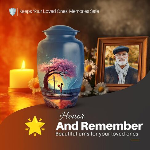 Yatskia Basketball at Spring Small Urns for Human Ashes Keepsake Adult, Decorative Large Funeral Urn for Adult Ashes, (Classic 10 Inch and 3 Inch) in Saudi Arabia