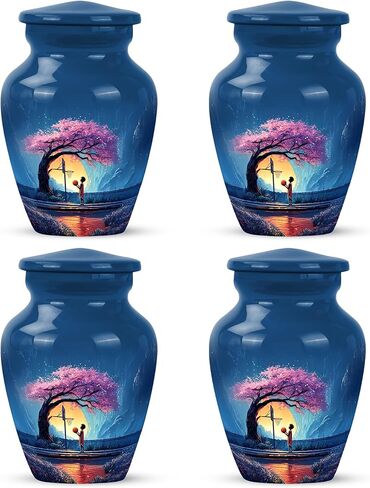 Yatskia Basketball at Spring Small Urns for Human Ashes Keepsake Adult, Decorative Large Funeral Urn for Adult Ashes, (Classic 10 Inch and 3 Inch) in Saudi Arabia