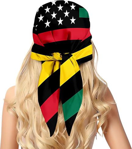 Fashion Head Scarf for Women Silk Scarf Large Square Sleeping Wrap Satin Neck Bandana for Gift 27.5 x 27.5 inches in Saudi Arabia