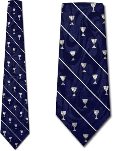 Steven Harris Wine Ties Mens Alcohol Necktie Chalice Tie Wine Glass Neckties in Saudi Arabia