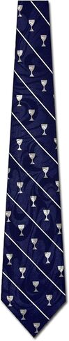 Steven Harris Wine Ties Mens Alcohol Necktie Chalice Tie Wine Glass Neckties in Saudi Arabia