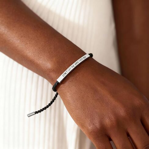 72ore Dont Let the Hard Days Win Bracelet Inspirational Bracelets for Women Don't Let The Hard Days Win Bracelet Anxiety Relief Items with Motivational Encouragement Card in Saudi Arabia