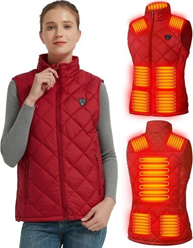 Heated Vest, Heated Vest For Men With 16000Mah Battery Pack Included, Mens Warming Electric Heating Vest Jacket in Saudi Arabia
