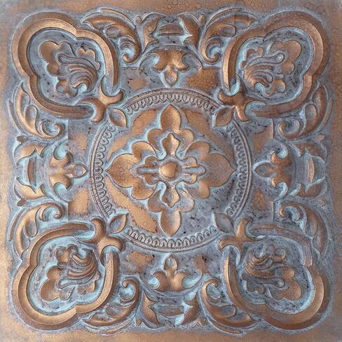 من عادي إلى جميل في ساعات DCT30agwg-24x24-10 Gaby PVC 2 × 2 بوصة غراء أو بلاط سقف قابل للوضع (علبة / 40 قدم مربع)، ذهب أبيض قديم، 10 in Kuwait