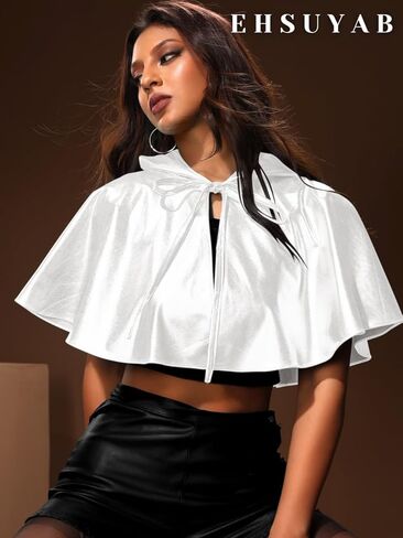 قبعة نسائية ذات قلنسوة معدنية، عباءة بغطاء للرأس، إكسسوارات الحفلات الموسيقية، أزياء الهالوين التنكرية للمهرجانات in Kuwait