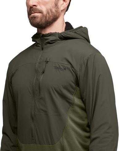 SITKA Ambient 75 Hoodie – Lightweight Active Insulation Jacket with Primaloft Evolve, Polartec Stretch, and Durable Water Repellent Finish, Deep Lichen, XL in Saudi Arabia