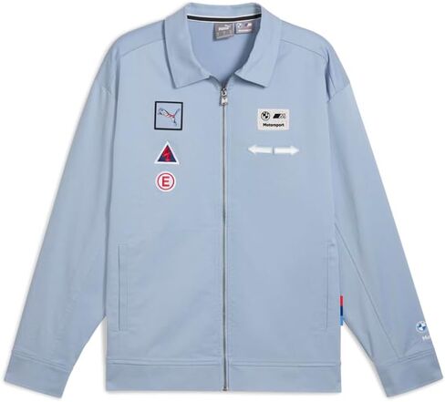 PUMA Mens Bmw M Motorsport Coach Jacket Athletic Outerwear Casual - Blue in Saudi Arabia