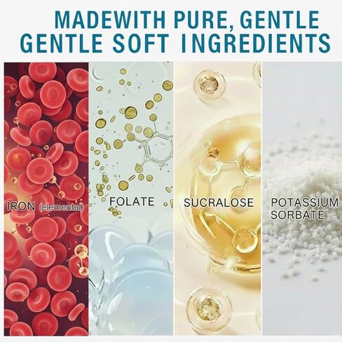 مكملات الحديد السائل للقطط والكلاب، 60 مل من الحديد السائل يدعم خلايا الدم الحمراء الصحية ومستويات الطاقة، مع فيتامين C وB12، يدعم فقر الدم لدى الحيوانات الأليفة، تركيبة طبيعية آمنة، سريع الامتصاص in Kuwait