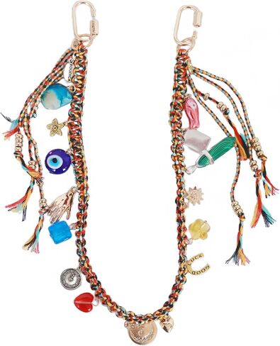 Beaded Bag Charms Wallet Chain Cute Bag Keychain For Purse Tote Shoulder Handbag Accessories For Women in Kuwait