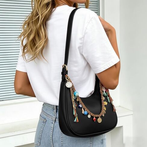 Beaded Bag Charms Wallet Chain Cute Bag Keychain For Purse Tote Shoulder Handbag Accessories For Women in Kuwait