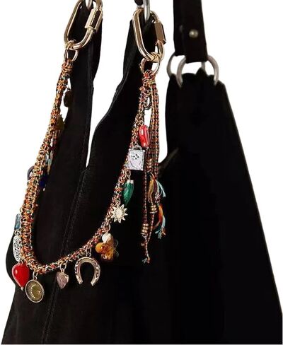 Beaded Bag Charms Wallet Chain Cute Bag Keychain For Purse Tote Shoulder Handbag Accessories For Women in Kuwait