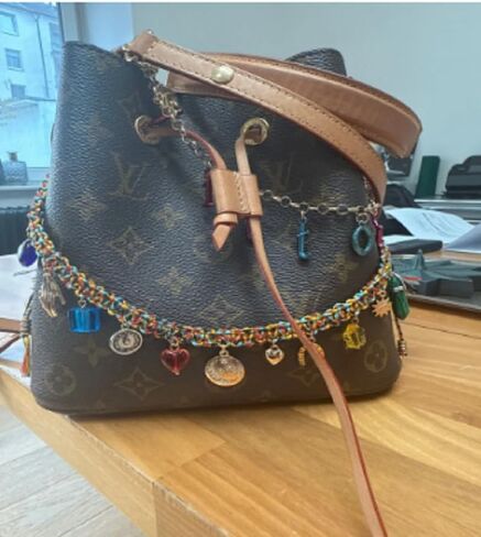 Beaded Bag Charms Wallet Chain Cute Bag Keychain For Purse Tote Shoulder Handbag Accessories For Women in Kuwait