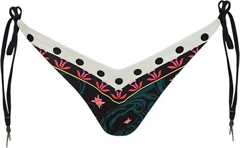 Maaji 5243 Regular Rise Tie Side Cheeky Cut Women Bottom SWIMWEAR Black in Saudi Arabia