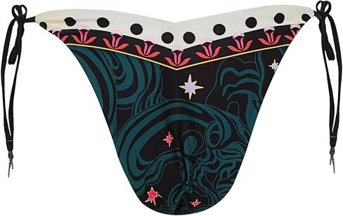 Maaji 5243 Regular Rise Tie Side Cheeky Cut Women Bottom SWIMWEAR Black in Saudi Arabia