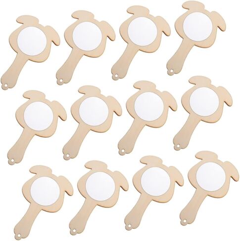 DOITOOL 12pcs Handheld Mirror Craft Mini Mirrors for Painting and Decorating Delicate Cosmetic for Boy Girl Creative Projects in Saudi Arabia