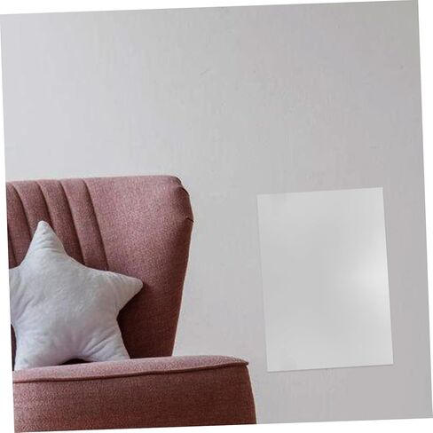 Kisangel Flexible Plastic Mirror Sheet Self-Adhesive Wall Mirror for Projects Educational Crafts Nursery Decor Easy Installation Creative Kaleidoscope Material in Saudi Arabia