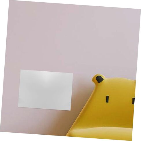 Kisangel Flexible Plastic Mirror Sheet Self-Adhesive Wall Mirror for Projects Educational Crafts Nursery Decor Easy Installation Creative Kaleidoscope Material in Saudi Arabia