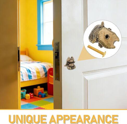 Garneck Antiqued Brass Pig Shape Door Handles Decorative Drawer Pulls for Bedroom Nursery Rustic Animal Cabinet Knobs Creative Vintage Furniture Hardware in Saudi Arabia