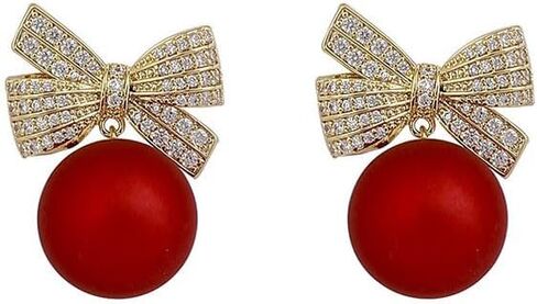 9 Pairs Christmas Dangle Stud Earring Set Christmas Tree Jingle Bell Snowflake Earrings for Women Thanksgiving Xmas Holiday Jewelry in Saudi Arabia