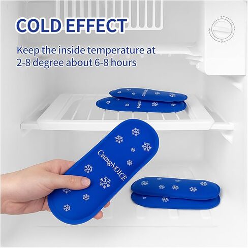 Reusable Insulin Ice Packs 4 Pack - Travel Cooler Packs for Diabetic Insulin Pen Carry Case, Suitable for Insulin Cooler Travel Case in Saudi Arabia