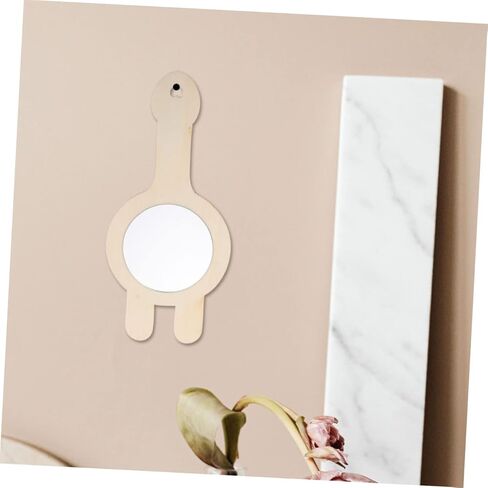 Angoily 12pcs Handmade Mini Mirrors Boys and Girls Decorative Mirrors Unfinished Craft Accessory for DIY Toys in Saudi Arabia