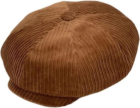 WITHMOONS Corduroy Baker Boy Cap Simple Plain Beret Cotton Ivy Newsboy Hat LDG1465 in Saudi Arabia