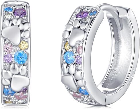 Butterfly Earrings for Women 925 Sterling Silver Aesthetic Opal Huggie Hoops Boho Animal Jewelry Gifts for Her Birthday Anniversary Mothers Day in Kuwait