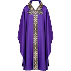 كاهن كاثوليكي Chasuble للجنسين الكنيسة الكاثوليكية الأب رداء القداس رداء رجال الدين في العصور الوسطى in Kuwait