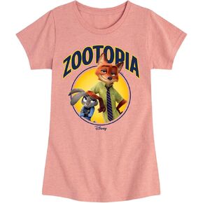 Disney Zootopia - Hopps & Wilde - Toddler & Youth Girls Short Sleeve Graphic T-Shirt in Saudi Arabia