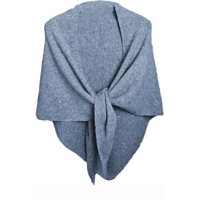 شال الباشمينا الترتر يلتف للنساء شالات محبوكة وشاح بلون خفيف المعطف التفاف القمم حفلة مسائية in Kuwait