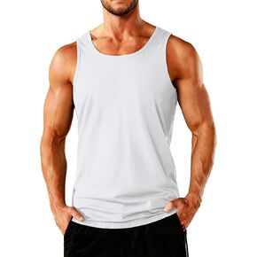 قمصان رياضية بدون أكمام من القطن للتمرين للرجال in Kuwait