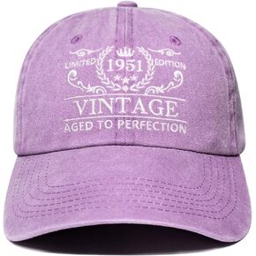75th Birthday Gifts for Men Women, 75 Year Old Gifts Ideas, Adjustable Washed Cotton Embroidered Baseball Cap in Saudi Arabia