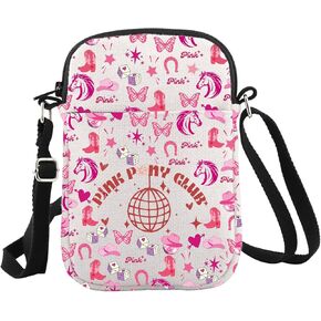 WCGXKO Singer Gift Pink Crossbody Bag كلمات الأغاني هدية لمحبي الموسيقى in Kuwait