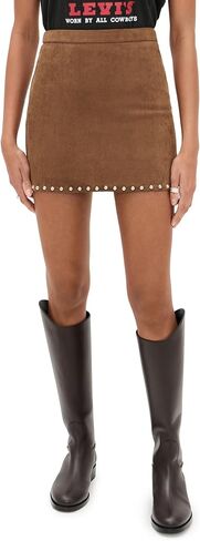 Moon River Women's Moon Stud Detail Mini Skirt in Saudi Arabia