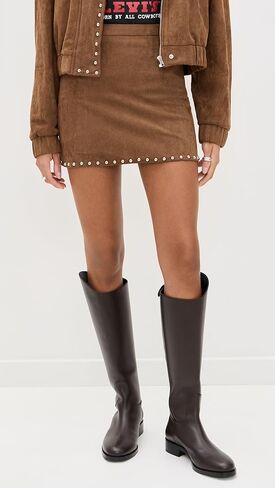 Moon River Women's Moon Stud Detail Mini Skirt in Saudi Arabia