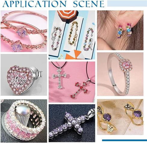 PH PandaHall 180pcs 6 Colors Cubic Zirconia Stone, 4mm Grade A Faceted CZ Diamante Rhinestone Gems Small Zirconia Gems Cabochons Loose Stones for Ring Earring Bracelet Nail Art DIY Jewelry Making in Saudi Arabia