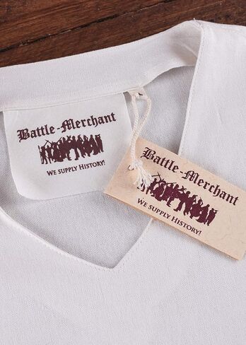 Battle-Merchant Renaissance Blouse Aila – Lace-Up Cotton Top for Women, Medieval Peasant Style & Fantasy Festival Outfit in Saudi Arabia
