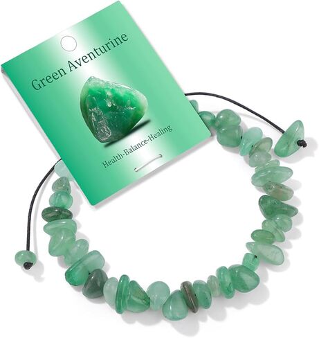 Adjustable Natural Small Gemstone Beaded Bracelet Gravel Beads Crystal Healing Bracelet for Women Reiki Spiritual Jewelry Gifts in Saudi Arabia