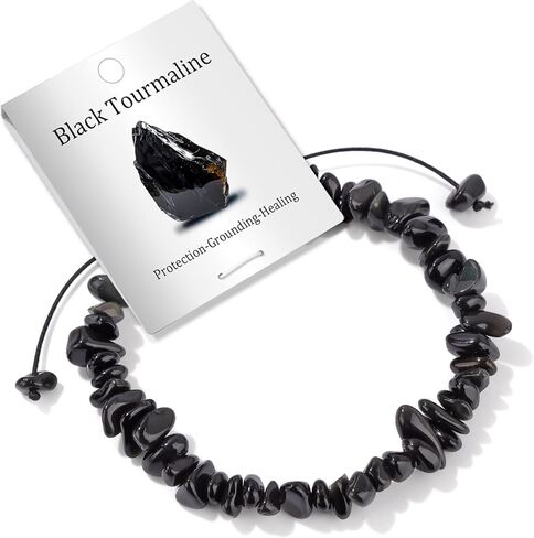 Adjustable Natural Small Gemstone Beaded Bracelet Gravel Beads Crystal Healing Bracelet for Women Reiki Spiritual Jewelry Gifts in Saudi Arabia