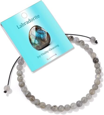 Adjustable Natural Small Gemstone Beaded Bracelet Gravel Beads Crystal Healing Bracelet for Women Reiki Spiritual Jewelry Gifts in Saudi Arabia