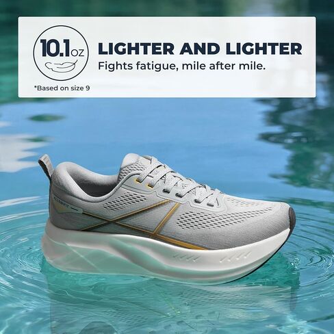 Men's Road Running Shoes Cushion Tennis Shoes Non-Slip Comfortable Lightweight Gym Workout Athletic Arch Support Walking Sneakers in Saudi Arabia