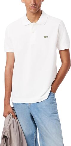 قميص بولو رجالي من Lacoste ذو مقاس كلاسيكي L.12.12 من بيكيه الثقيل in Saudi Arabia