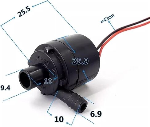 ET 23 Series DC12V 5W Brushless Water Pump Waterproof Submersible Centrifugal Impeller Circulating Water Pump Fountain Tank in Saudi Arabia