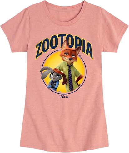 Disney Zootopia - Hopps & Wilde - Toddler & Youth Girls Short Sleeve Graphic T-Shirt in Saudi Arabia