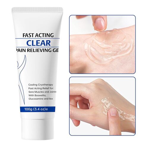 Soothing Cooling Gel, Relieve Muscle Tension, Sports Recovery Cooling Gel with Menthol, Fast Absorbing for Women and Men in Kuwait
