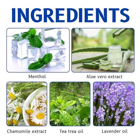 Soothing Cooling Gel, Relieve Muscle Tension, Sports Recovery Cooling Gel with Menthol, Fast Absorbing for Women and Men in Kuwait