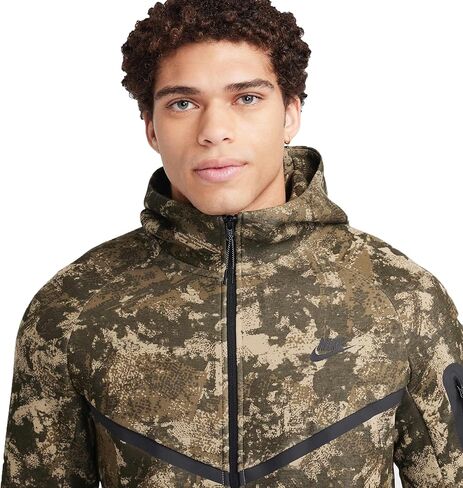 هودي Nike Tech Windrunner للرجال بسحاب كامل، مقاس صغير in Saudi Arabia