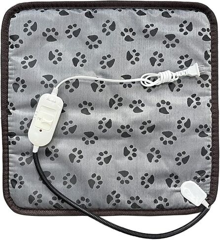 Dog Heating pad 18x18in Pet Heating pad Kitten beds for Indoor Kittens Waterproof Smart Thermostat Switch Adjustable Heated Cat Bed Cat Warming Pad in Kuwait