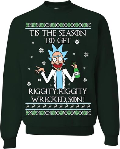 الملابس البرية المخصصة تيس الموسم للحصول على صلابة الابن المدمر سترة عيد الميلاد القبيحة Crewneck البلوز in Saudi Arabia